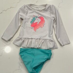 Two piece mermaid swimsuit